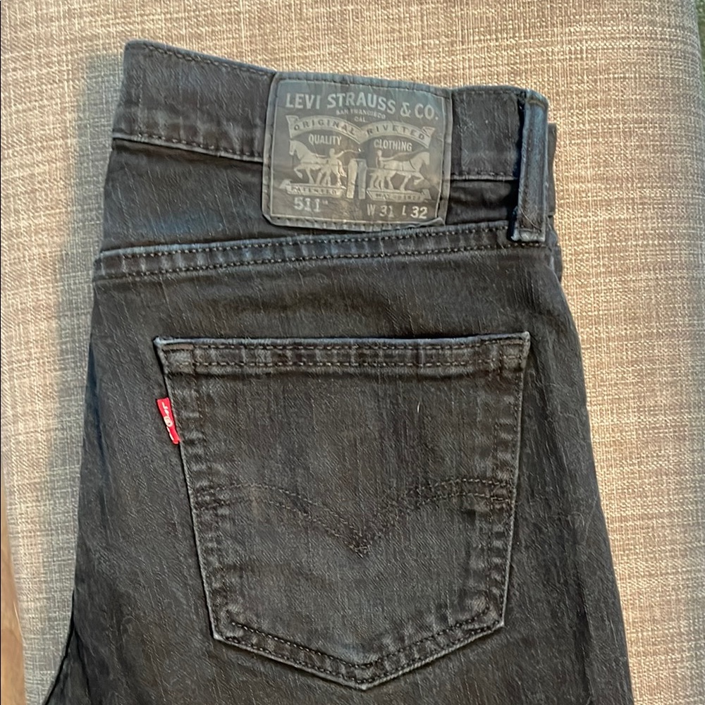 Levi's Men's Black Jeans